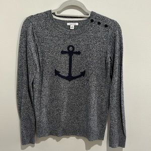 Nautica Anchor Sweater blue size XS